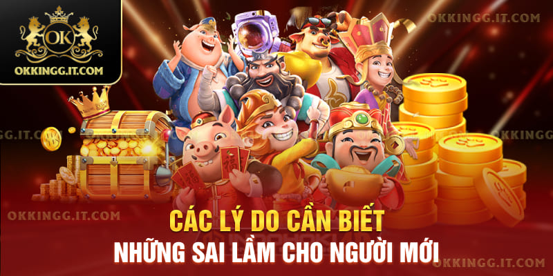 Các lý do cần biết những sai lầm cho người mới
